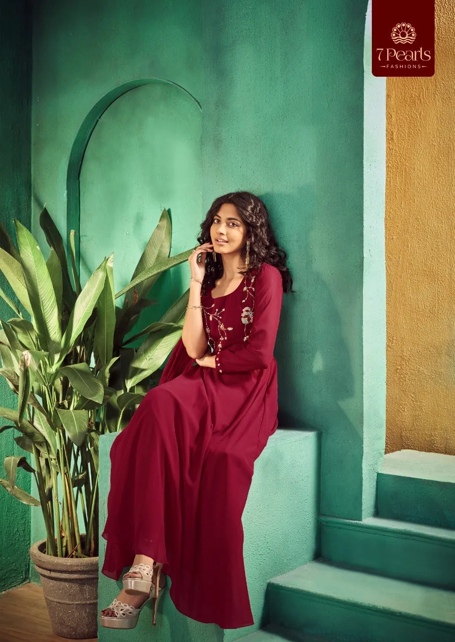 7 PEARLS GEORGETTE WITH INNER SUIT