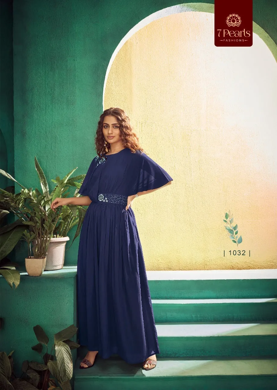 7 PEARLS GEORGETTE WITH INNER SUIT