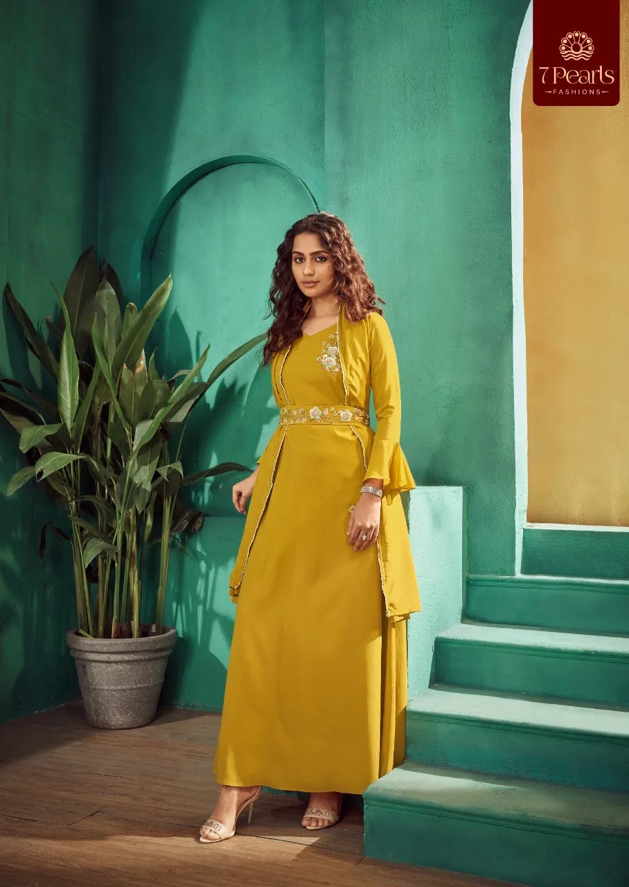 7 PEARLS GEORGETTE WITH INNER SUIT