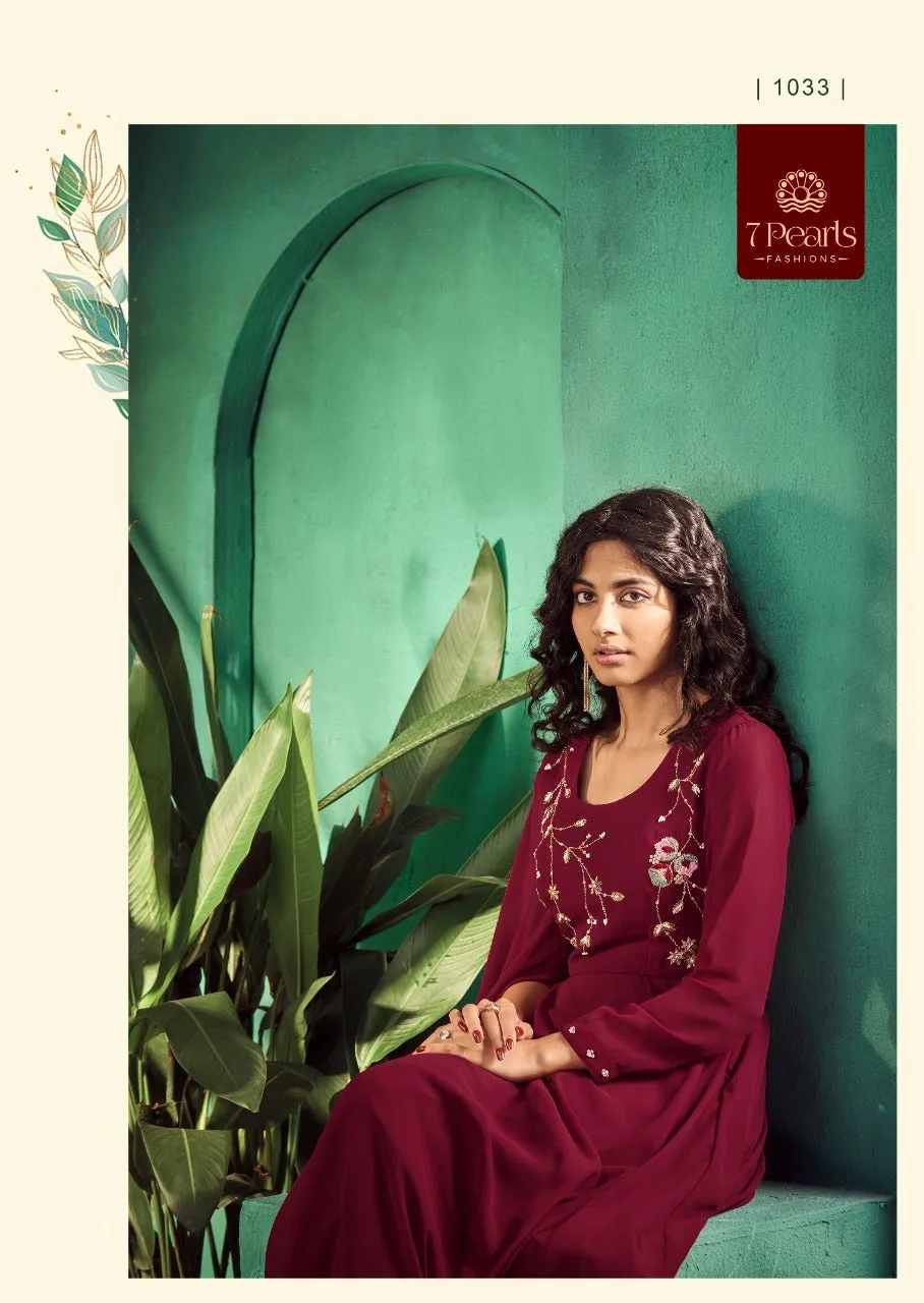7 PEARLS GEORGETTE WITH INNER SUIT