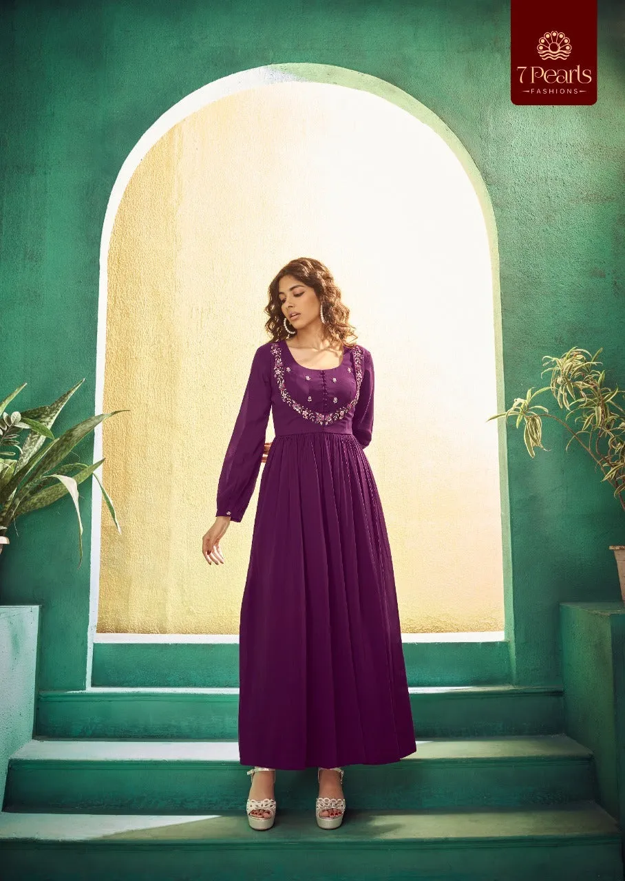 7 PEARLS GEORGETTE WITH INNER SUIT