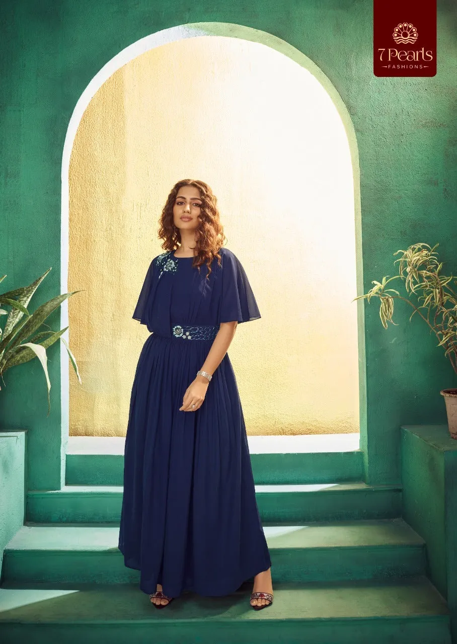 7 PEARLS GEORGETTE WITH INNER SUIT