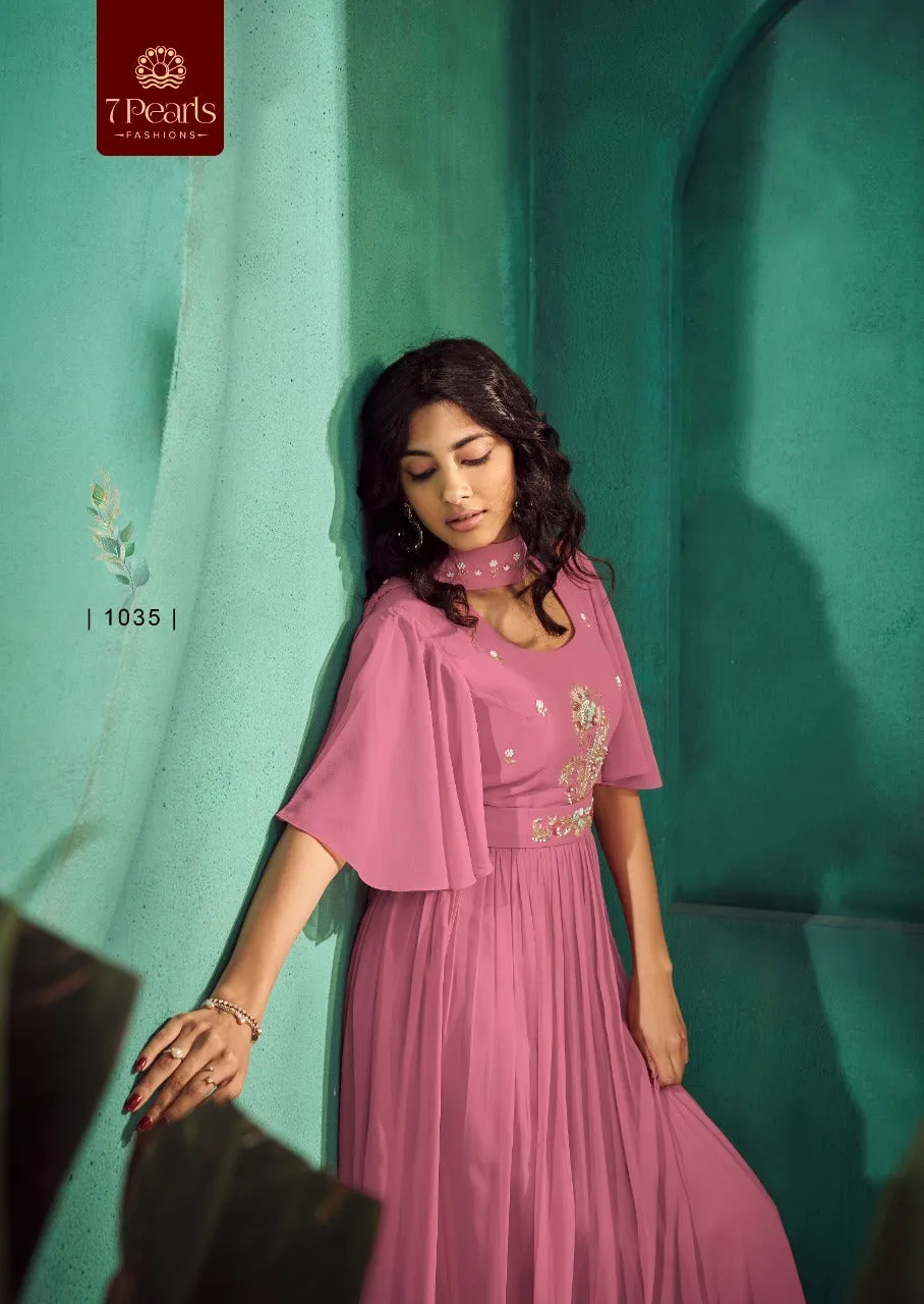 7 PEARLS GEORGETTE WITH INNER SUIT
