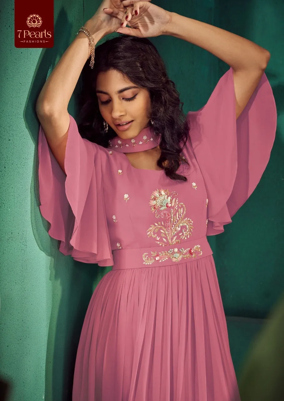 7 PEARLS GEORGETTE WITH INNER SUIT