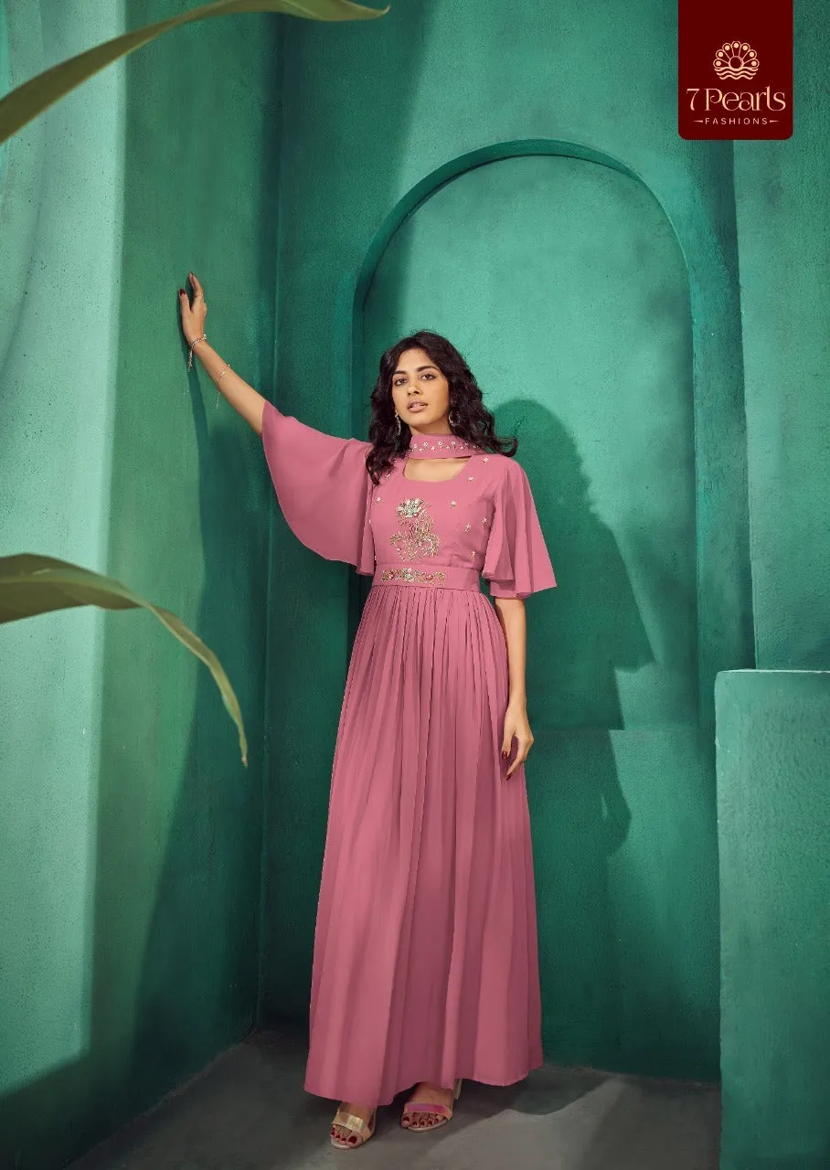 7 PEARLS GEORGETTE WITH INNER SUIT