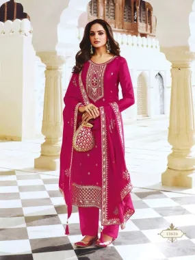 ANAMIKA GOPI VOL-1 HEAVY DOLA SILK EMBROIDERY SEQUENCE SUIT