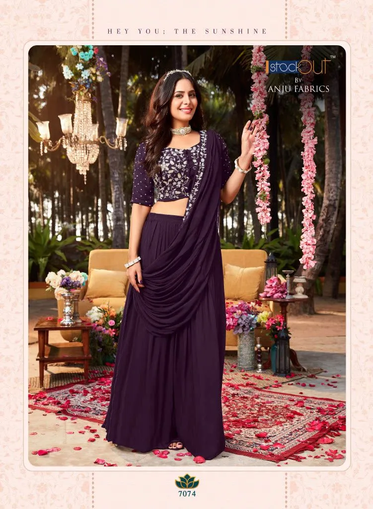 Anju Fabrics 7071 To 7074 Series