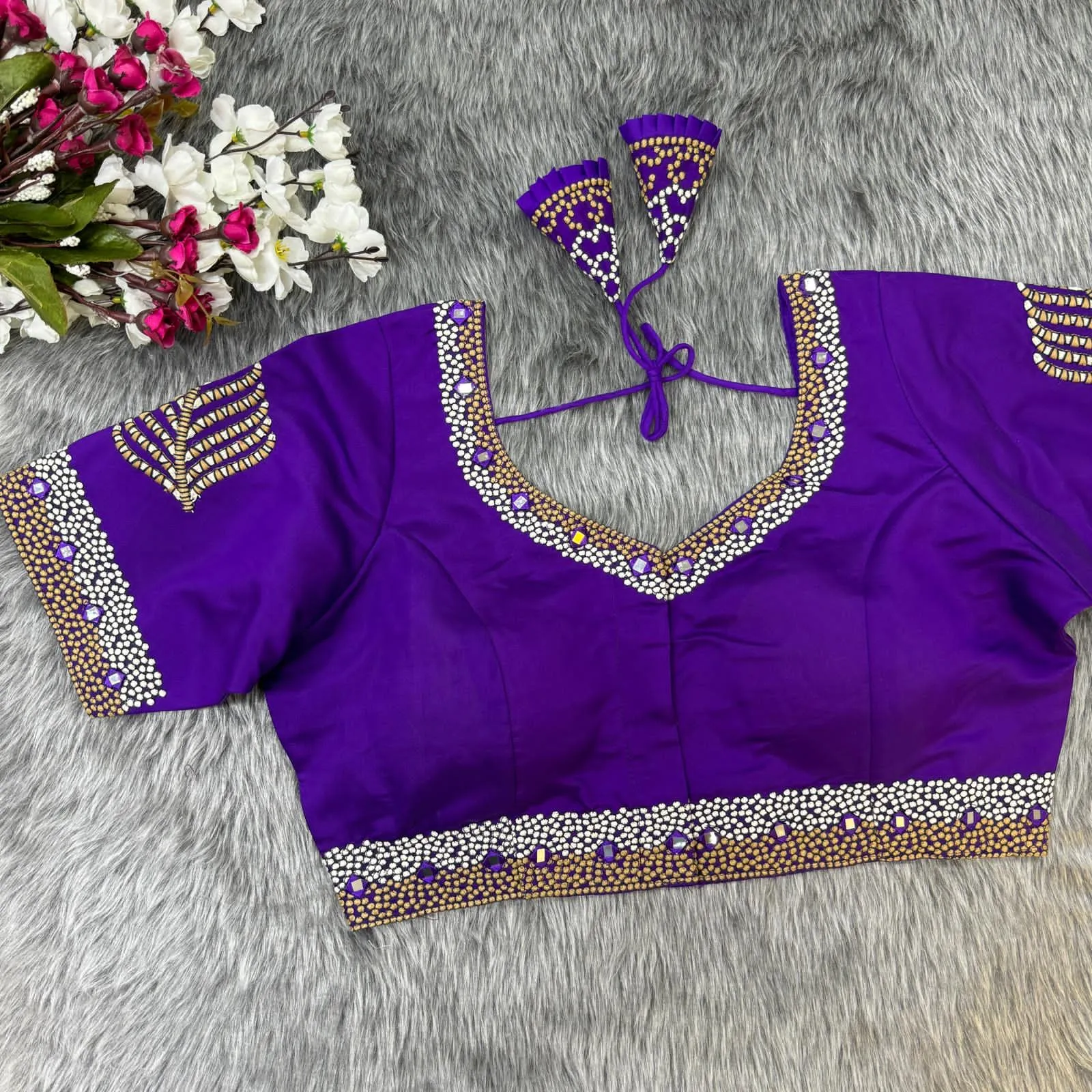 Beautiful Designer Readymade Handwork Partywear Blouse
