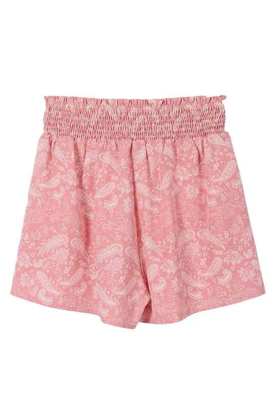 Cute Casual Stylish Paisley Print Fashion Shorts