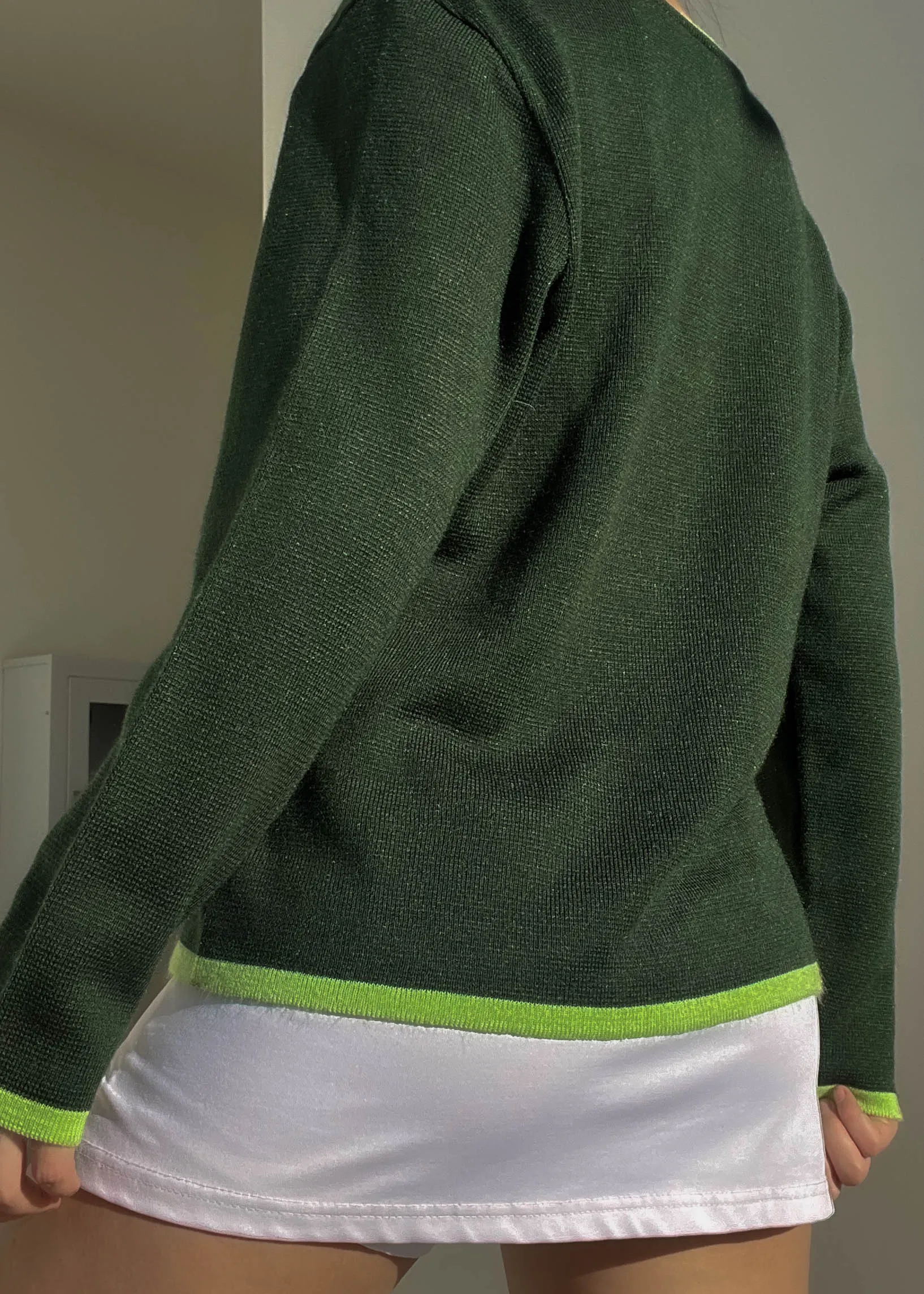 Double Green 80's Knit Jacket (M)