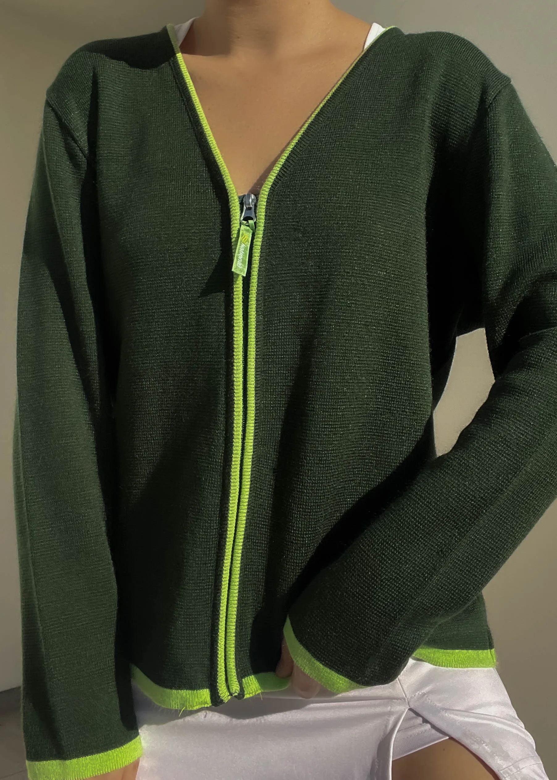 Double Green 80's Knit Jacket (M)
