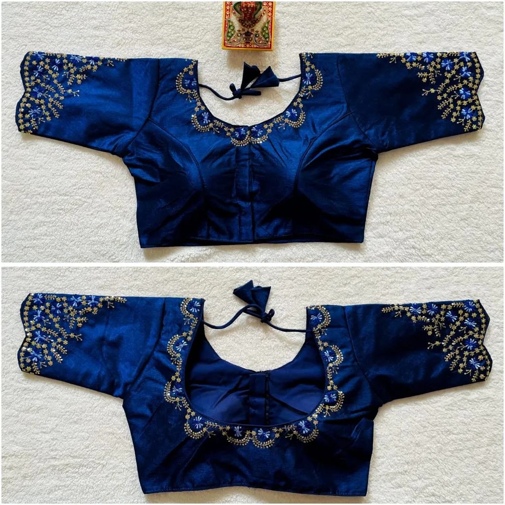 Heavy Phantom Silk Blouse D.no -146 Red Rose