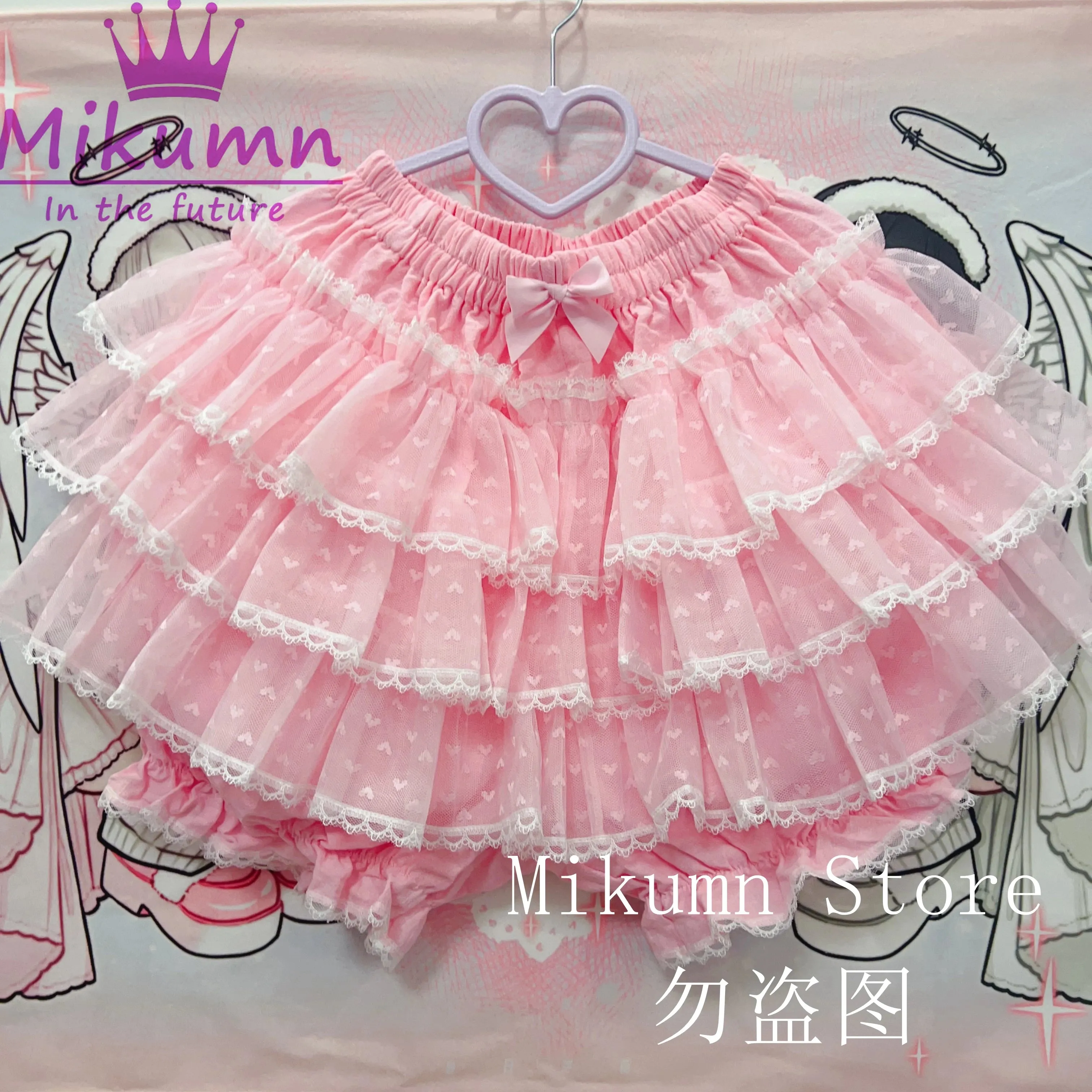 Mikumn x KawaiiSweet Harajuku Sweet Lace Shorts Skirts