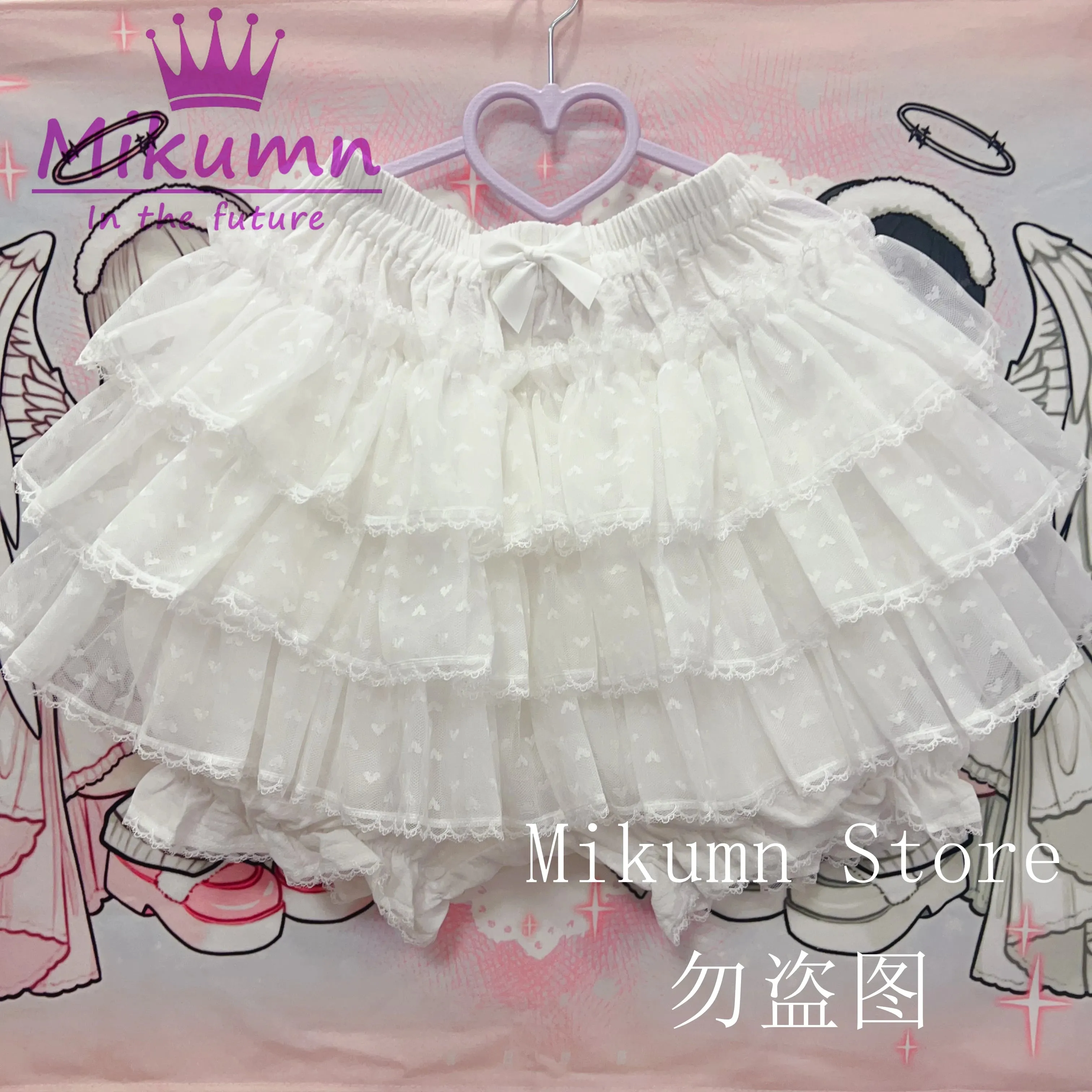 Mikumn x KawaiiSweet Harajuku Sweet Lace Shorts Skirts