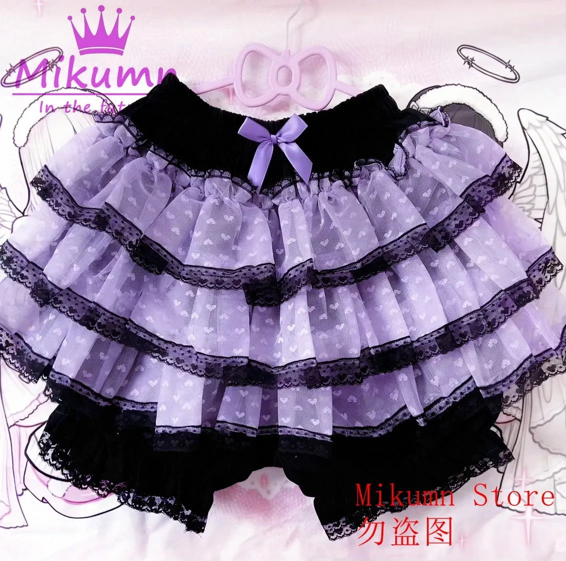 Mikumn x KawaiiSweet Harajuku Sweet Lace Shorts Skirts