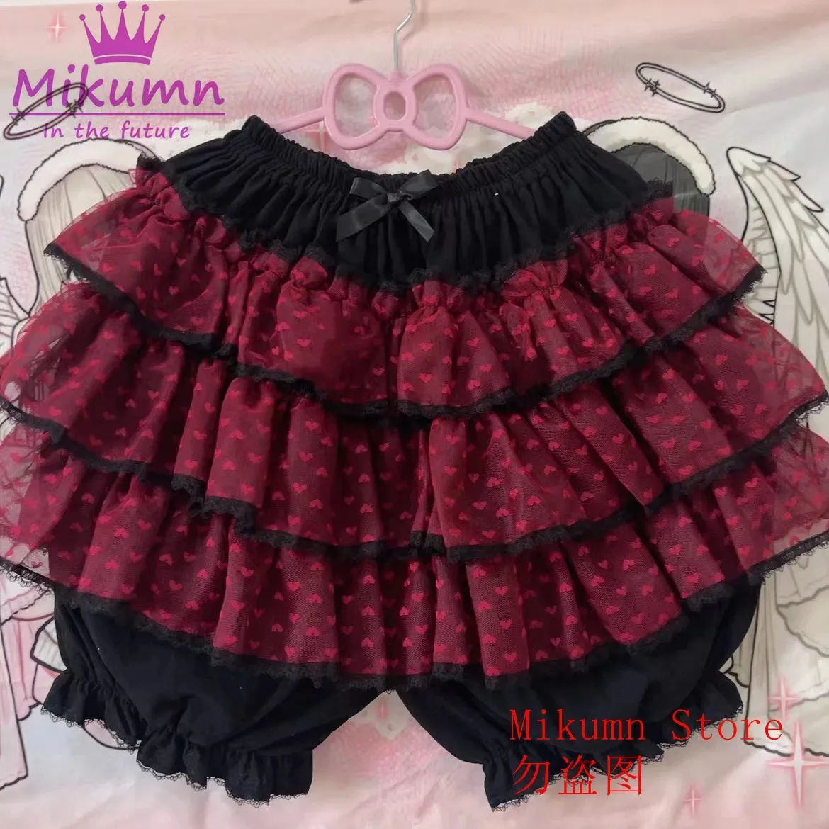 Mikumn x KawaiiSweet Harajuku Sweet Lace Shorts Skirts