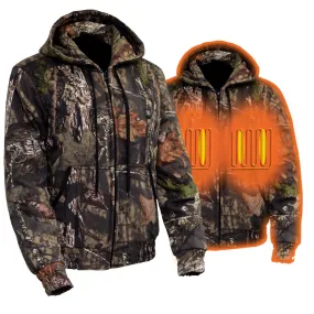 Nexgen Heat NXL2776SET Womens Heated Zipper Camouflaged Hoodie Warming Camo Hoodie for Hunting w/ Battery Pack