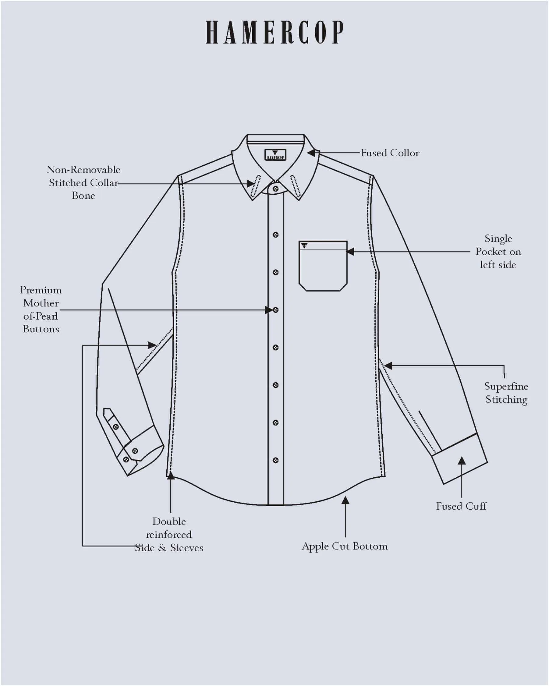 Pacific Blue Bengal Stripe Oxford Cotton Designer Shirt