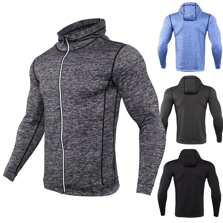 Sports Jacket Gym Fitness Running Capped