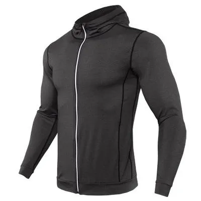 Sports Jacket Gym Fitness Running Capped