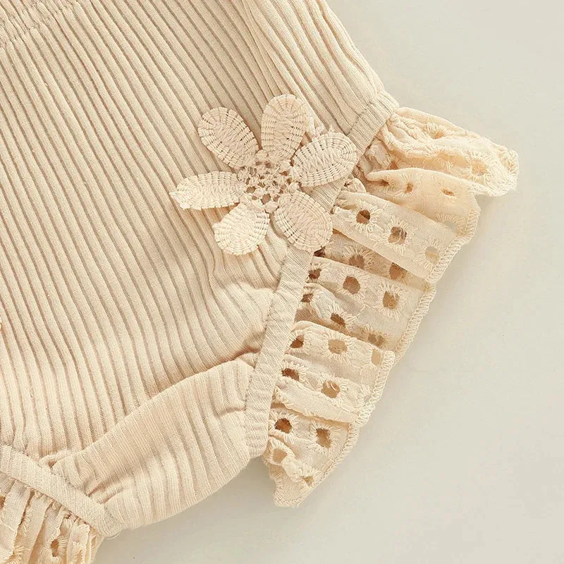 Tank Tops and Stretch Casual Ruffle Shorts