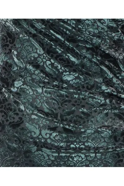 TOSCA Crossover Velvet Top Sage